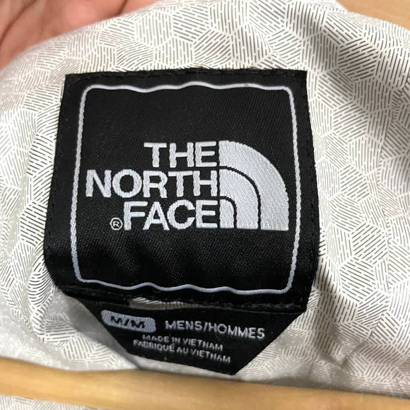 The North Face Blue Windbreaker Jacket MEDIUM Full Zip Softshell Hooded Light - Picture 5 of 13